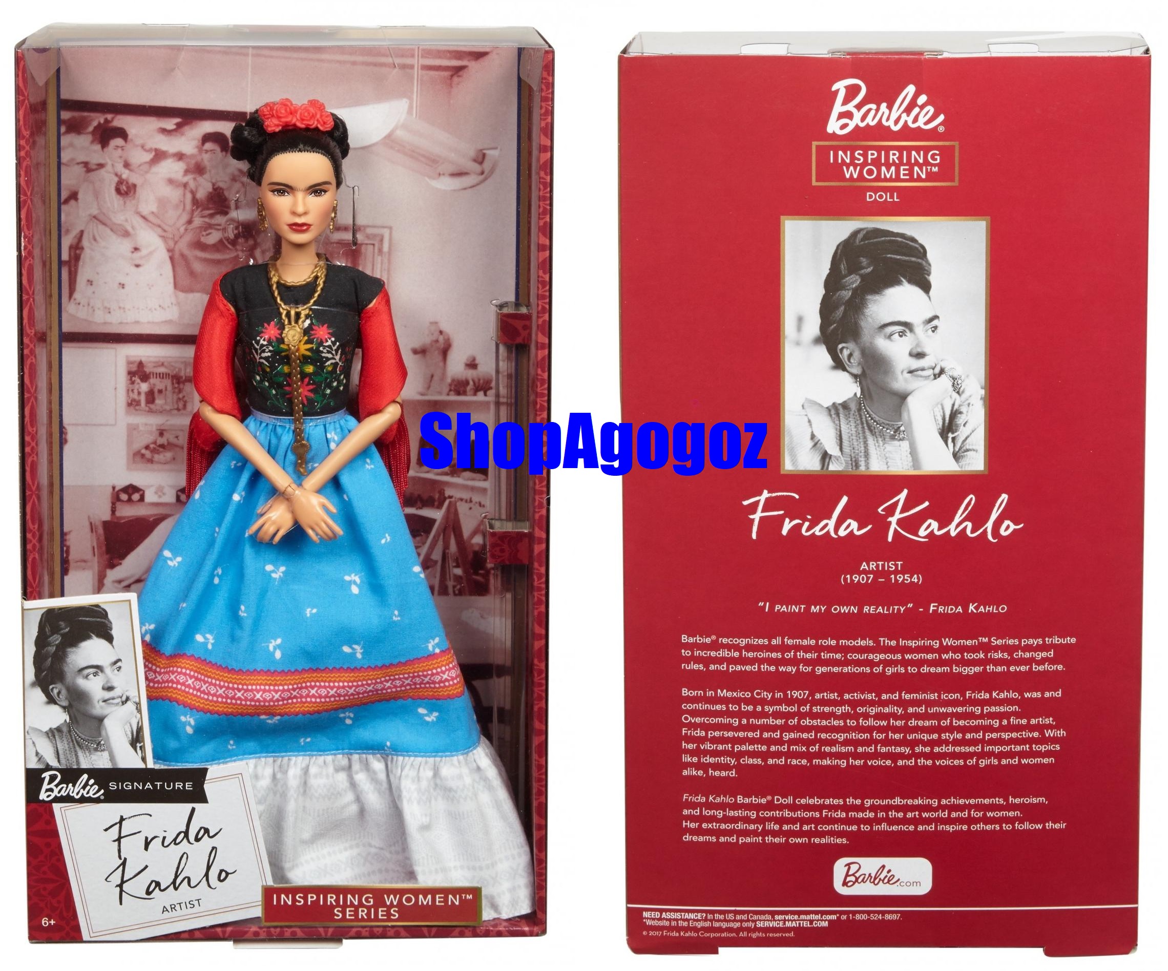 barbie inspiring women frida kahlo doll